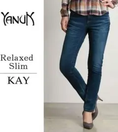 YANÜK ヤヌーク KAY デニム インディゴ サイズ23