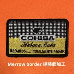 キューバ　コイーバ　COHIBA 葉巻　刺繍ワッペン　アイロン