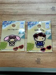 日焼けキティ　ワッペンシール