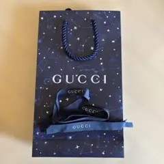 GUCCI 星空デザイン ショッパー袋 大