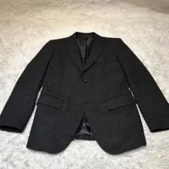 訳アリ特価‼️】UNIQLO＋j Sサイズ テーラードジャケット グレー ウール