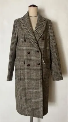SUNSEA CHECK COAT 17AW - メルカリ