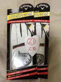 レディス用にお勧め　新品キャロウェイ ゴルフグローブウォーバードサイズ21左2枚のサムネイル
