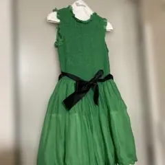 RED VALENTINO グリーン ノースリーブ ワンピースのサムネイル