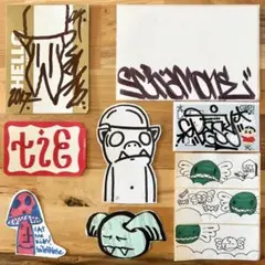 ③ グラフィティー 手描きステッカー8枚セット graffiti グラフィティ
