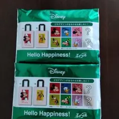 ミッキー&プルート　トートバッグ ディズニー　エコバッグ　２セット