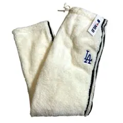 MLB　ドジャース　ボアパンツ　長ズボン　ルームウェア　L アイボリー　大谷翔平