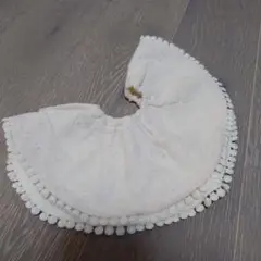 【未使用】フリル付きスタイ　よだれかけ　つけ襟　juo しまむら