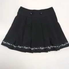 メゾピアノジュニア プリーツスカート ブラック キュロット インパン付き 150のサムネイル
