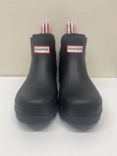HUNTER ブラック ショートブーツ