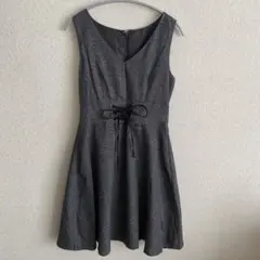 ✳︎値下げ✳︎【美品】MAJESTIC LEGON チェックワンピース　グレー