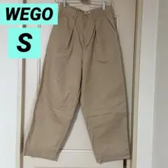 【used/美品‼️】WEGOウィゴー/メンズパンツ/チノパン/ワイド/ベージュSのサムネイル