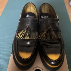 ドクターマーチン　ローファー　黄　Dr.Martens UK9 27.5cm