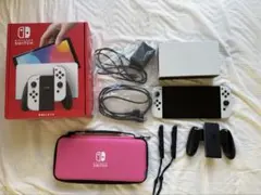 【美品】Nintendo Switch有機EL ホワイト ケース付き