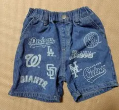 ハーフパンツ デニム 90 未使用に近い