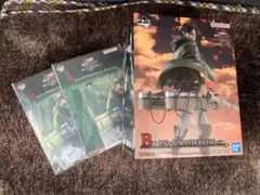 一番くじ進撃の巨人　B賞リヴァイ D賞ビックアクスタ2セット　セット売り