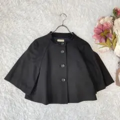 vanilla confusionノーカラージャケット（36）黒　ウール100のサムネイル
