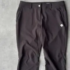 14146 DESCENTE ロゴ ゴルフパンツ スポーツパンツ ストレッチ