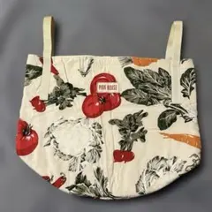 ピンクハウス❤︎いちごとマーガレット刺繍カゴバッグ ピンクハウス❤︎いちごとマーガレット刺繍カゴバッグ