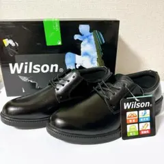 新品・未使用 Wilson 黒 カジュアルシューズ 26cm ビジネスシューズ