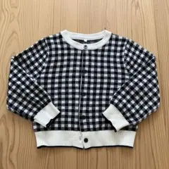 GU ギンガムチェック カーディガン 120
