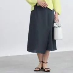 インディヴィ ひざ丈スカート