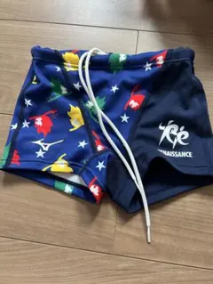 ルネサンス　mizuno 男子水着 120サイズ ネイビー
