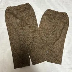 ほぼ 新品未使用 Little WEEKEND ヒョウ柄 長ズボン