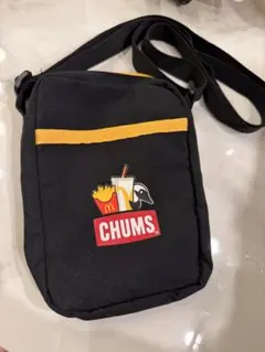 CHUMS マクドナルド コラボ　ショルダーバッグ　ブラック