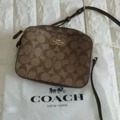 COACH コーチ　シグネチャー　クロスボディ　ショルダーバッグ　美品