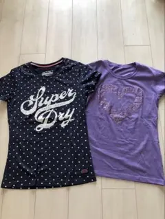 Super Dry ドット柄 Tシャツ セット