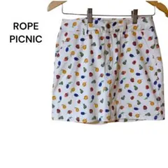 ロペ ピクニック ROPE PICNIC フルーツ柄 ミニスカート 38 M
