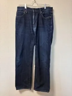 日本製 EDWIN 503 牛革パッチ 極上ヒゲ加工 デニム W82 ED503