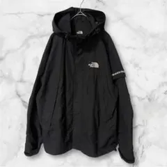 日本未入荷　海外限定　ノースフェイス　マウンテンパーカー　ジャンバー　肩ロゴ　黒