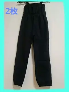 サロペット、ダンス ウェア、バレエ 衣装 キッズ 120cm 黒 2枚