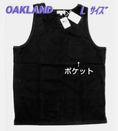 OAKLAND タンクトップ Lサイズ ブラツク 【新品・タグ付】