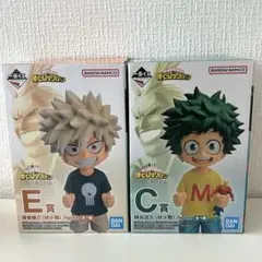 一番くじ　僕のヒーローアカデミア 緑谷出久　爆豪勝己　幼少期　セット