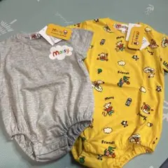 Maisy キャラクター柄ロンパース　　　2枚セット