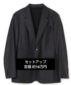 グレンチェックジャガード セットアップ サイズ46