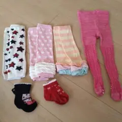 ベビーレッグウォーマー、タイツ、くつ下セット