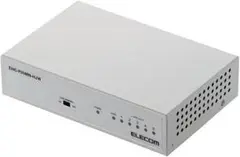 エレコム スイッチングハブ 5ポート 10/100Mbps 金属筺体