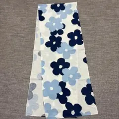 【SOU•SOU】伊勢木綿 くびまき ストール 花柄 ブルー