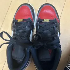 Air Jordan 1 Low 赤/黒/白