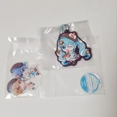 雪ミク2026あそーと　ラバーマスコット　アクリルスタンド