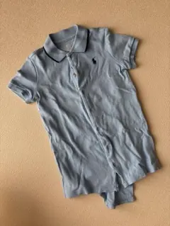 Ralph Lauren ライトブルー ポロシャツロンパース 12M