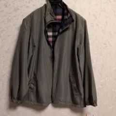 レディースジャンバー チェック裏地