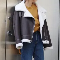 Ungrid フェイクムートンコート