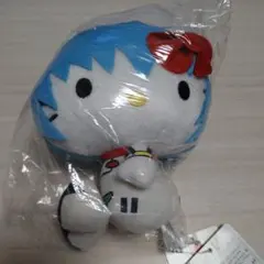 希少 ヱヴァンゲリヲン 綾波レイ×ハローキティ ジャンボ ぬいぐるみ