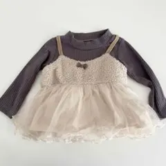 【値下げ】バースデイ mamaraku ベビー服 女の子服 長袖 80cm