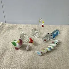 ガラス細工 置物